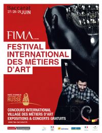 FIMA Festival International des Métiers d'Art. Du 27 au 29 juin 2014 à Baccarat. Meurthe-et-Moselle. 